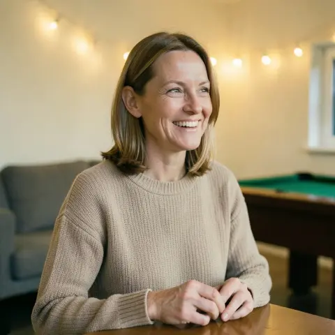 AI-genererat porträtt av Lena Holm